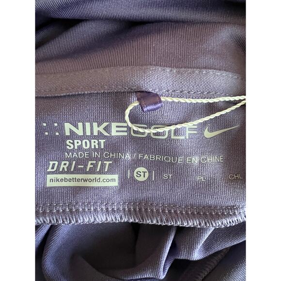 Nike Golf Dri-Fit Womens Small/Tall Pullover Long Sleeve Mock Neck Purple NEW - Picture 9 of 14